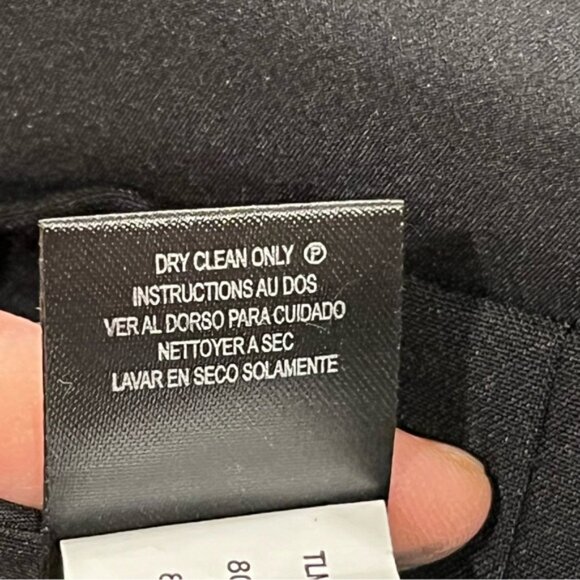 Tahari ASL Black Double Breasted Blazer Dress with Gold Buttons - Picture 14 of 16